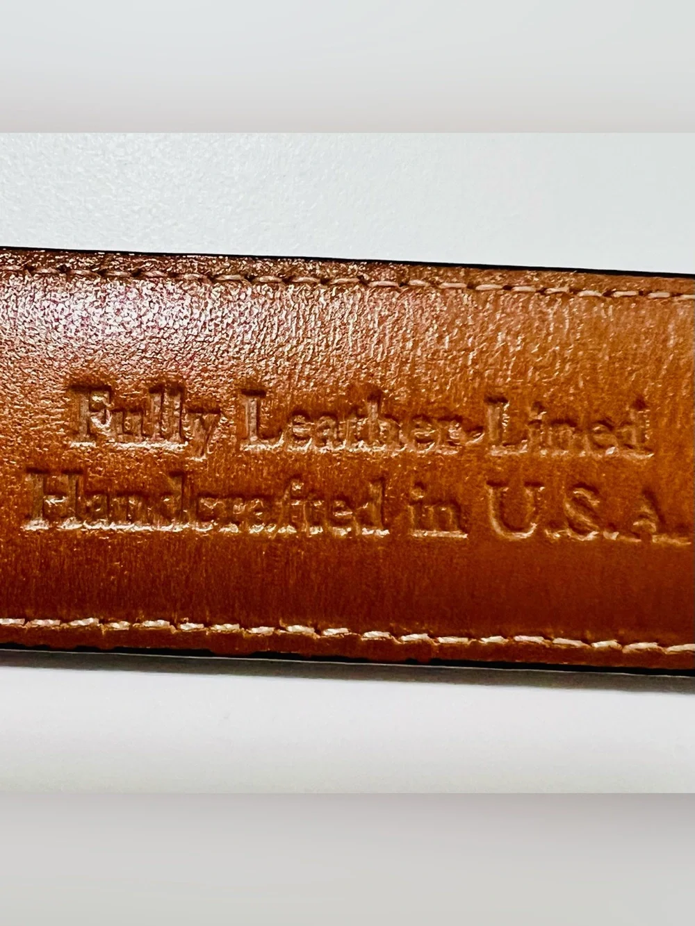 Allen Edmunds Men’s Exotic Teju Lizard Hide And Leather Belt Size 36/90, No. 261